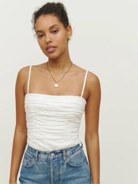 Reformation Orion Top White